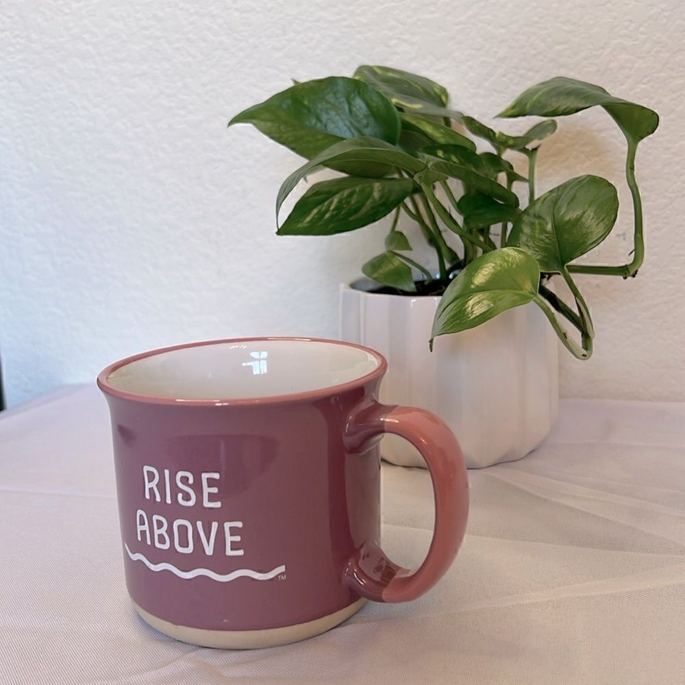 Crayola "Rise Above" Campers Mug - Purple/Mauve